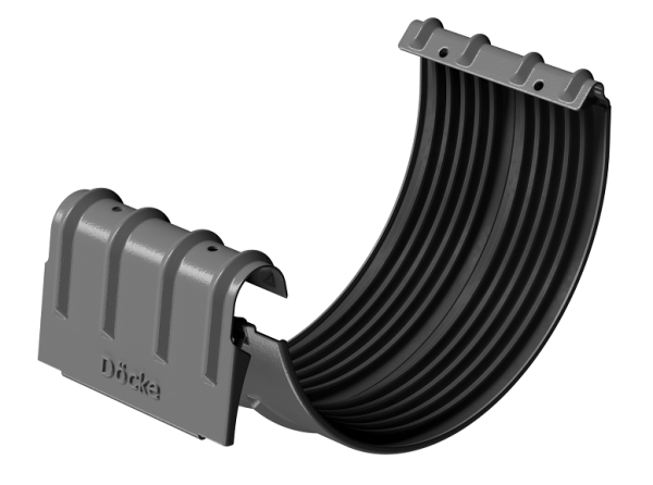 Соединитель желобов D125 Döcke STAL PREMIUM Графит, (RAL 7024) купить в Димитровграде