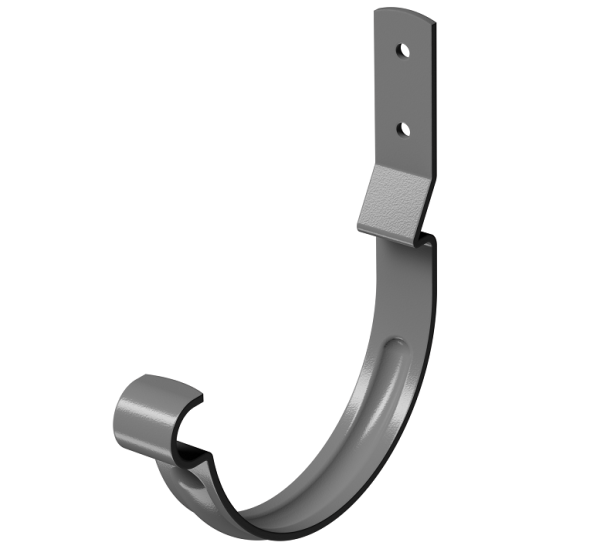 Карнизный крюк короткий (гнутый) D125 Döcke STAL PREMIUM Графит, (RAL 7024) купить в Димитровграде