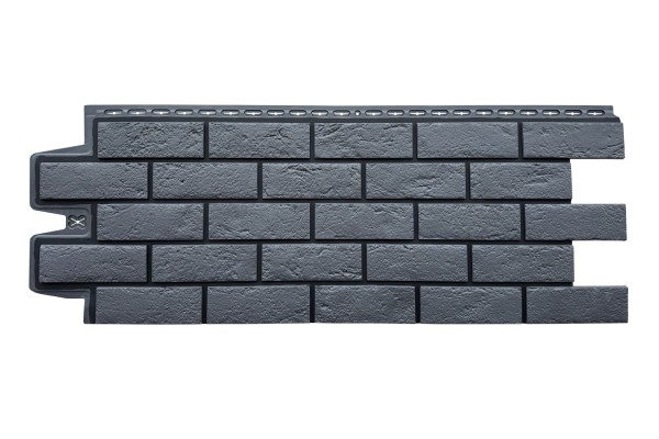 ФП Grand Line состаренный кирпич премиум Графит (шов RAL 9005) купить в Димитровграде