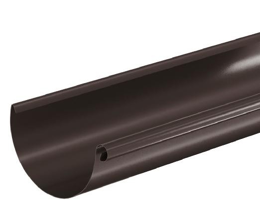 Водосток Aquasistem, система 125x90 - Водосточный желоб 3.00м RR 32 Тёмно Коричневый купить в Димитровграде