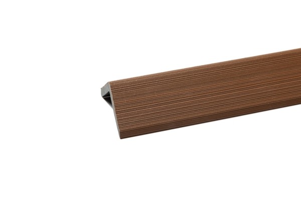 Уголок торцевой Ecodecking Скай коэкструзия 45х45х3000 Тик купить в Димитровграде